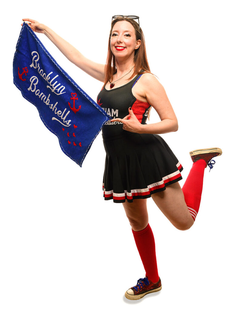 Gotham Jeerleaders - Jeerleaders for Gotham Roller Derby - Little Mary Switchblade